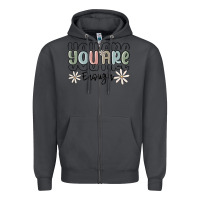 Smoke you are enough Zipper Hoodie - MaliasSmallBusiness