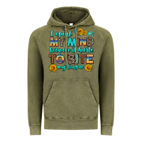 Vintage Olive i speak my mind because it hurts to bite my tongue Vintage Hoodie - AdoDesignShop