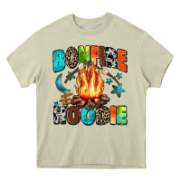 Mossy bonfire Heavy Core Tee - Zillion Design Studio