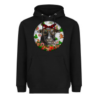 Black christmas dorper sheep Heavyweight Hoodie - LillyAllenDesigns