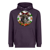 Plum christmas dorper sheep Heavyweight Hoodie - LillyAllenDesigns