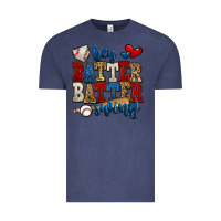Vintage Denim hey batter batter swing baseball Vintage Tee - Jasminsmagicworld