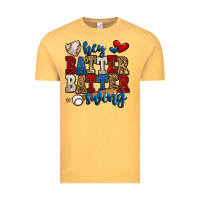 Vintage Mustard hey batter batter swing baseball Vintage Tee - Jasminsmagicworld