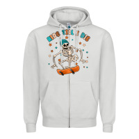 Dove Grey ride till i die Zipper Hoodie - MaliasSmallBusiness