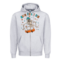 Heather Grey ride till i die Zipper Hoodie - MaliasSmallBusiness