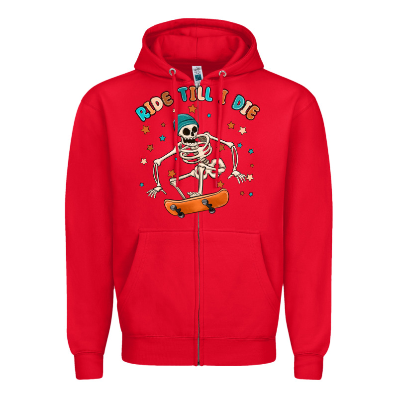 Ride Till I Die Zipper Hoodie by MaliasSmallBusiness | Teevron