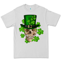 Dove Grey st. patrick's day skull Premium Tee - RanaPortraitStore