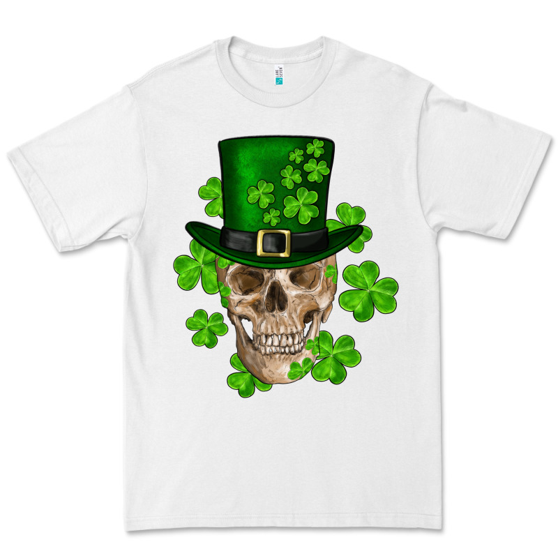 St. Patrick's Day Skull Premium Tee by RanaPortraitStore | Teevron