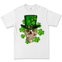 White st. patrick's day skull Premium Tee - RanaPortraitStore