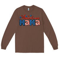 Chestnut American Mama Long Sleeve Tee - LillyAllenDesigns
