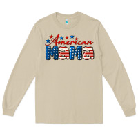 Mushroom American Mama Long Sleeve Tee - LillyAllenDesigns