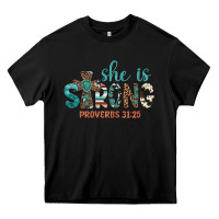 Black she is strong Heavy Core Tee - Artiststas