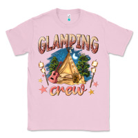 Bubblegum Pink glamping crew Classic Tee - NancyCooperArtShop