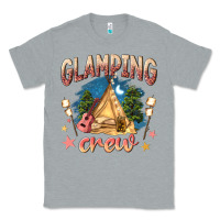 Heather Grey glamping crew Classic Tee - NancyCooperArtShop
