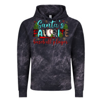 Cloud Black santa s favorite baseball player Vintage Hoodie - JahusDesignShop