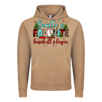 Vintage Coffee santa s favorite baseball player Vintage Hoodie - JahusDesignShop