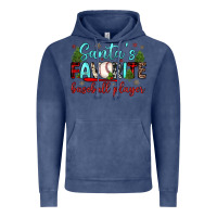 Vintage Denim santa s favorite baseball player Vintage Hoodie - JahusDesignShop