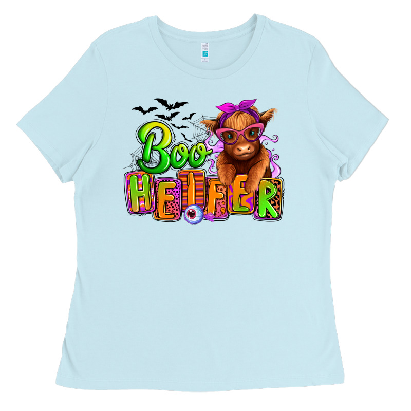 Boo Heifer Baby Cow Ladies Tee by RanaPortraitStore | Teevron