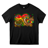 Black juneteenth heart Heavy Core Tee - texasbilliewilder