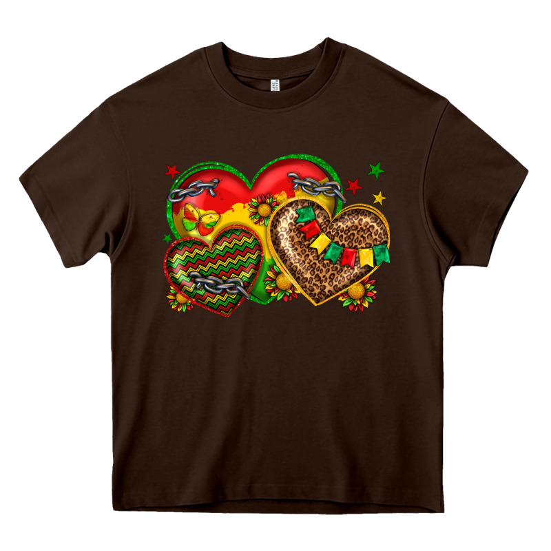 Juneteenth Heart Heavy Core Tee by texasbilliewilder | Teevron