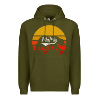 Army Green Mama Bear Premium Hoodie - Bettercallsaul
