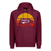 Burgundy Mama Bear Premium Hoodie - Bettercallsaul