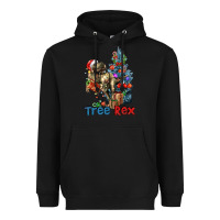 Black Tree Rex T-Rex Heavyweight Hoodie - LillyAllenDesigns