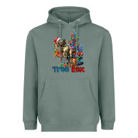 Sage Tree Rex T-Rex Heavyweight Hoodie - LillyAllenDesigns