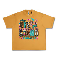 Peanut Butter when life gives you more than you can stand kneel Urban Heavy Tee - AdoDesignShop