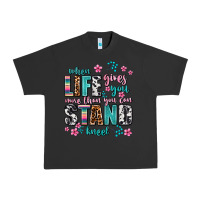 Pigment Black when life gives you more than you can stand kneel Urban Heavy Tee - AdoDesignShop