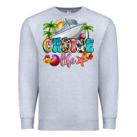 Heather Grey cruise life Premium Sweatshirt - Artiststas