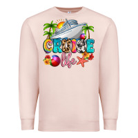Pale Pink cruise life Premium Sweatshirt - Artiststas