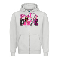 Pretty Dope Afro Woman Zipper Hoodie | Teevron