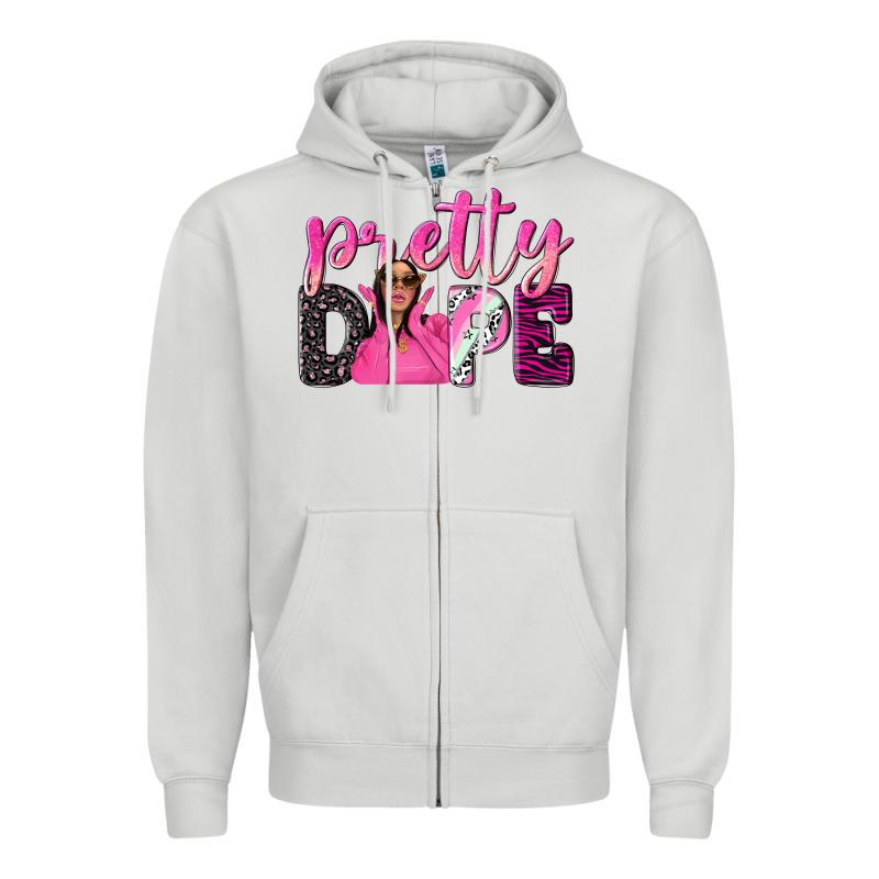Pretty Dope Afro Woman Zipper Hoodie by NancyCooperArtShop | Teevron