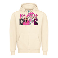 Sandshell pretty dope afro woman Zipper Hoodie - NancyCooperArtShop