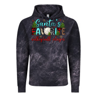 Cloud Black santa s favorite volleyball player Vintage Hoodie - JahusDesignShop