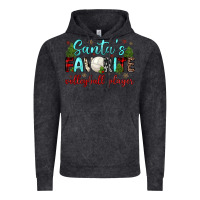Vintage Black santa s favorite volleyball player Vintage Hoodie - JahusDesignShop