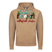 Santa S Favorite Volleyball Player Vintage Hoodie | Teevron