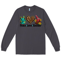 Smoke peace love rooster Long Sleeve Tee - BarkalooDesign
