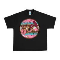 Black nurse round earrings Urban Heavy Tee - BundleAndBundleShop