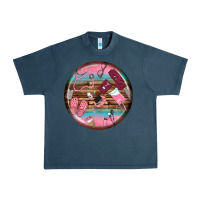 Midnight Navy nurse round earrings Urban Heavy Tee - BundleAndBundleShop