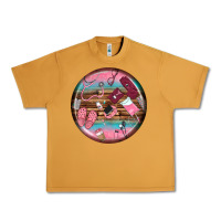 Peanut Butter nurse round earrings Urban Heavy Tee - BundleAndBundleShop