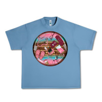Pebble Blue nurse round earrings Urban Heavy Tee - BundleAndBundleShop