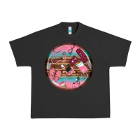 Pigment Black nurse round earrings Urban Heavy Tee - BundleAndBundleShop