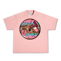 Salmon nurse round earrings Urban Heavy Tee - BundleAndBundleShop