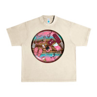 Sandshell nurse round earrings Urban Heavy Tee - BundleAndBundleShop