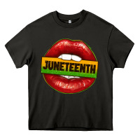 Asphalt juneteenth lips Heavy Core Tee - texasbilliewilder