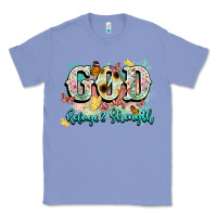 Colony Blue god is my refugee and strength Classic Tee - NancyCooperArtShop