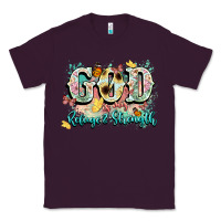 Plum god is my refugee and strength Classic Tee - NancyCooperArtShop