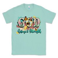 Seafoam god is my refugee and strength Classic Tee - NancyCooperArtShop